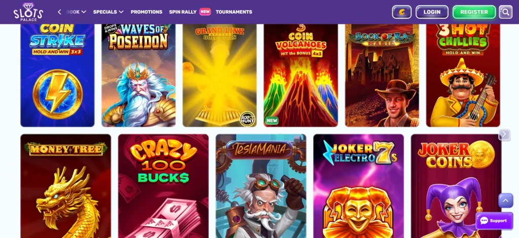 slots palace casino pokies